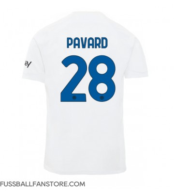 Inter Milan Benjamin Pavard #28 Replik Auswärtstrikot 2023-24 Kurzarm